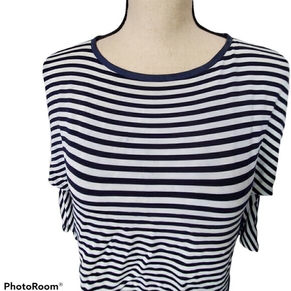 Max Volmary Silk Colorblock Striped Top - Picture 8 of 9